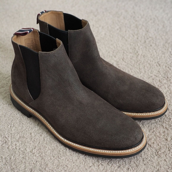 J. Crew Oar Stripe Chelsea Boots - Picture 1 of 4